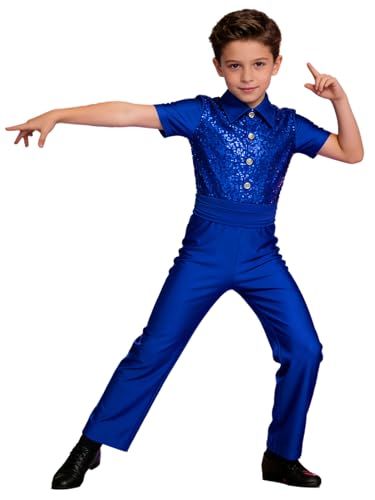 Costume de danse garçons anti frottement pour gala de jazz