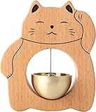 LUWADO Sammlerstücke, Heimdekorationen, Skulpturen, Ladenbesitzer, Glocken, Katzenform, Torglockenspiel for Tortüren, Fensterverzierung im Innenbereich