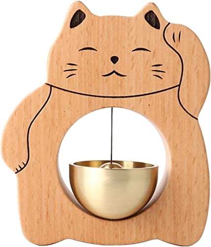 LUWADO Sammlerstücke, Heimdekorationen, Skulpturen, Ladenbesitzer, Glocken, Katzenform, Torglockenspiel for Tortüren, Fensterverzierung im Innenbereich