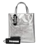 outer material: leder Liebeskind Berlin Paper Bag Tote, Small (25 cm x 20.5 cm x 11.5cm), silver lead