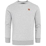  Amaci&Sons Herren Basic College Sweatjacke Pullover Hoodie Sweatshirt 4056 Hellgrau XL