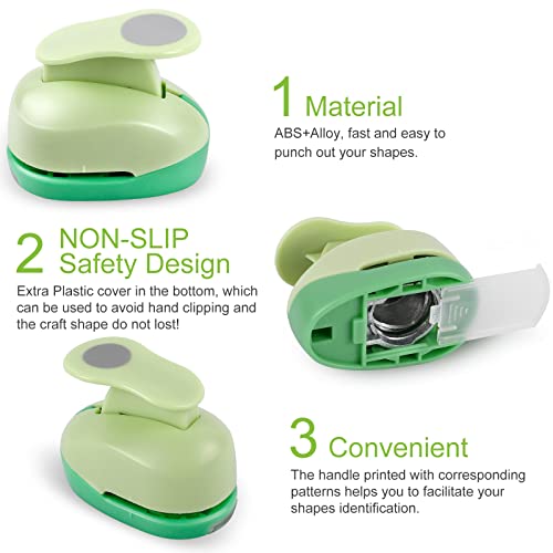 image for UCEC Circle Punch, 1.25 Inch Circle Hole Punch, Paper Punch Circles Cr