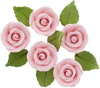 Global Sugar Art Premium Wedding Rose Edible Sugar Cake & Cupcake Flower...
