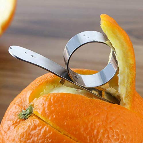 Dnhcll Pack Of 2 Orange Peeler Citrus Peelers Stainless Steel Affordable Orange Peeler Tool Easy Fruit Slicer Cutter Peeler Remover Kitchen Accessories Knife Cooking Tools Kitchen Gadget #TOP5