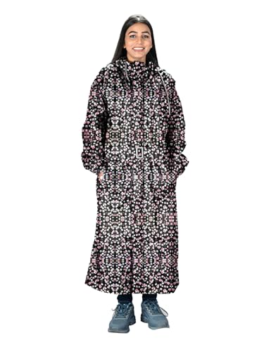 Image of LUX VENUS Printed Over coat Rainwear for Women