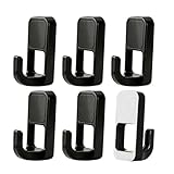 WELL GRILL Magnetische Grillhaken Magnethaken Extra Stark für Grills, Camping, Backofen, Grilltisch, BBQ Neodym Magnete mit Haken Grill Zubehör, 6 Stück