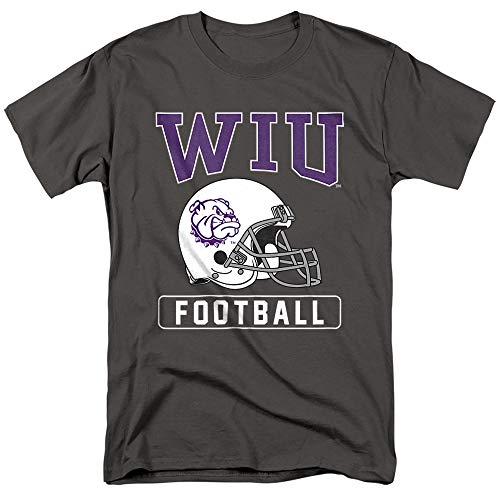 Western Illinois University Official Football Helmet Unisex Adult T-Shirt, Football Helmet, X-Large