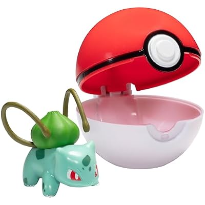 Pokemon Clip N Go Multipack - Includes Three 2-Inch Battle Figures and Three Poke Ball Accessories