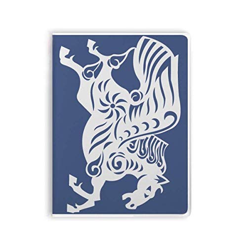 Journal Année du Cheval avec motif zodiaque et couverture souple