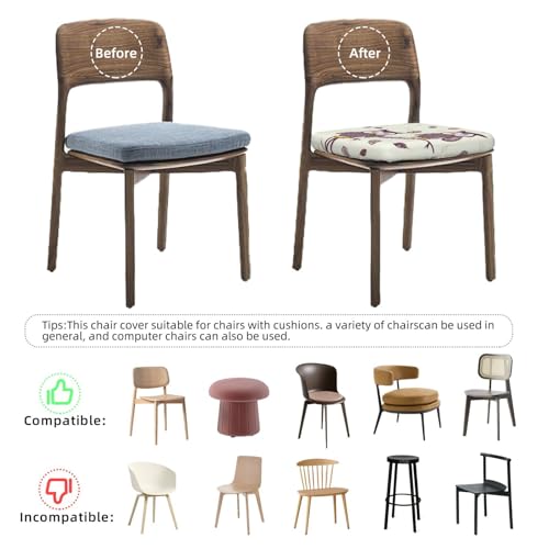 Housses de tabouret carrées en velours doux au design élégant - 5