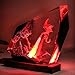 Epoxy Fire Dragon Resin Lamp, Handmade Resin Night Light with USB Port, Multi-Color LED Light, Ideal Home Bedroom Decor, Unique Birthday Holiday Gifts for Father Men Husband Boyfriend Him Kids (6