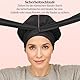 Seidenhaube zum Schlafen – Schlafhaube aus 100% Maulbeerseide, atmungsaktive und anpassbare Schlafmütze, Silk Bonnet, Haarhaube für die Nacht mit elastischem Band