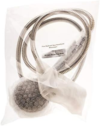 Miniatura 2 de Cabezal de rociado de lluvia de mano con manguera de 59 pulgadas