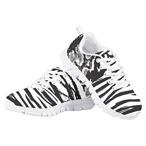 Yzaoxia Kids Tennis Shoes Girls Size 11-5 Lace Up Walking Shoes Breathable Athletic Sport Shoes4