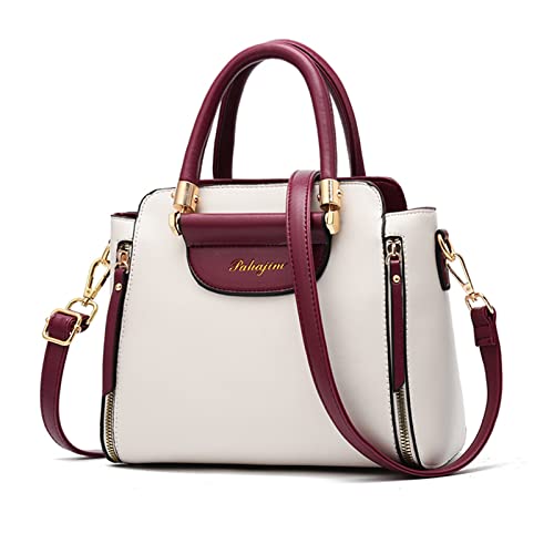 Sac à poignée supérieure WolFum pour femme en cuir PU avec bandoulière
