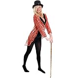 ILOVEFANCYDRESS ILOVEFANCYDRESS Chaqueta DE Lentejuela DE Color Rojo para Adultos Unisexo Accesorio Disfraces (S)