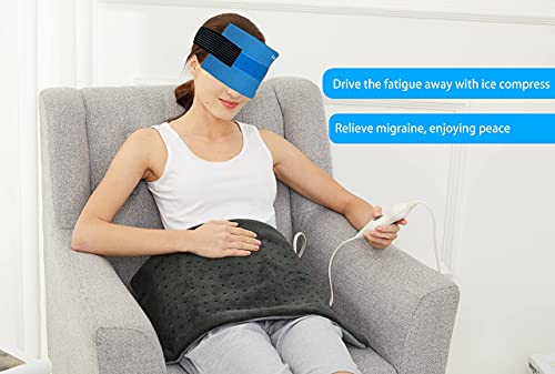 Koo-Care Flexible Gel Ice Pack & Wrap With Elastic Strap For Hot Cold Therapy - Great For Sprains, Muscle Pain, Bruises, Injuries, Etc. (Neck, Arm, Elbow, Waist, Knee, Ankle)(Medium) #TOP7