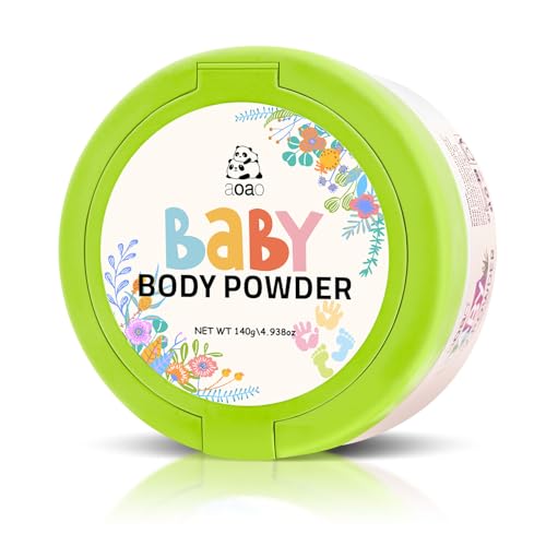 Talc-Free Baby Powder, Natural Cornstarch with Zinc Oxide, Hypoallergenic Formula for Sensitive Skin Chafe & Itch Relief, Help Prevent Diaper Rash, Gentle Care for Delicate Infant Diaper Area, 5oz
