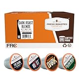 Picture of Fresh Roasted Coffee, Dark Roast Blend Variety Pack, K-Cup Compatible, 96 Count
