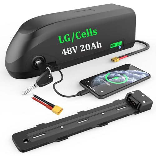 DICHOU 48V Electric Bike Battery LG4800 21700 Cell for Ebike Conversion Wheel Kit and Rad Power...