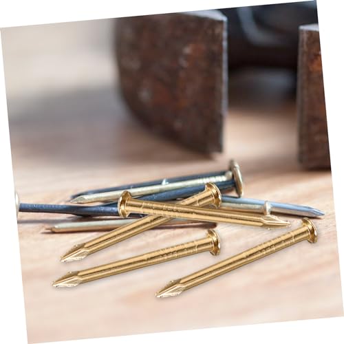 Clavos de latón para bisagras de muebles 100 piezas para manualidades DIY miniatura 6
