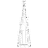 Este árbol cono independiente está destinado a ser un verdadero punto de atracción, especialmente por la noche, y también sirve como una fuente acogedora de luz ambiental