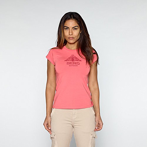 Berg Outdoor Zimbro Camiseta, Mujer, Rosa, L