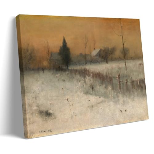 Impression d'art George Inny Home à Montclair 1892, toile haut de gamme exquise