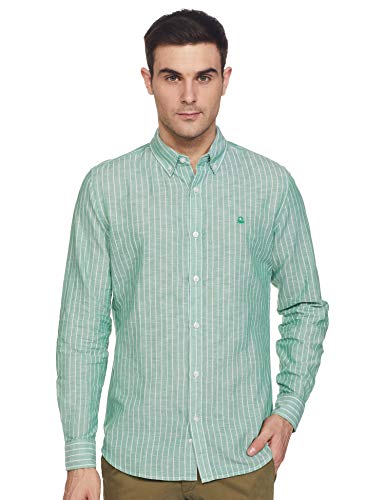 Image of United Colors of Benetton Men's Cotton Slim Fit Shirt