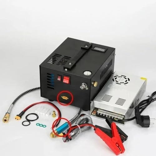 PCP �|���v 300bar 4500Psi 30Mpa 12V 110V 220V ��C�ԃI�[�g�o�C�_�C�r���O���C���k�@�^�C���[�U�V�X�e���ƌ݊���(Voltage: P small filter)