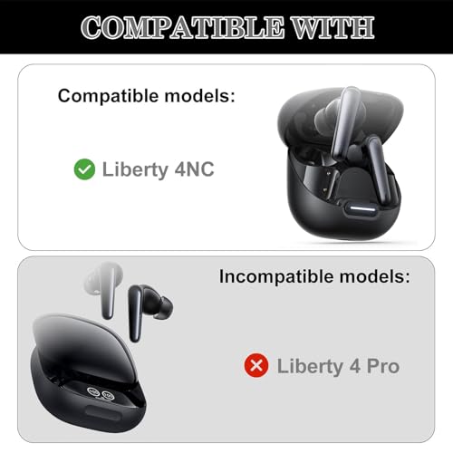 Aiivioll 6 Paar Liberty 4 NC Ohrstöpsel für Soundcore Liberty 4NC Ersatz S/M/L 6 Größen