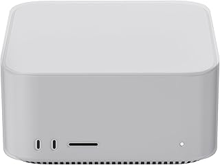 Funda protectora para Mac Studio M4 Max 2025, funda de silicona con recortes precisos, diseño transparente, protección contra arañazos y polvo para Desktop Studio M4 Max 2025, accesorios (transparente