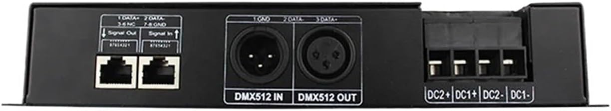 24 Channel 3A/CH DMX512 Controller LED Decoder Dimmer Suitable for Projects No Flicker Smoother Dimming Signal Indicator