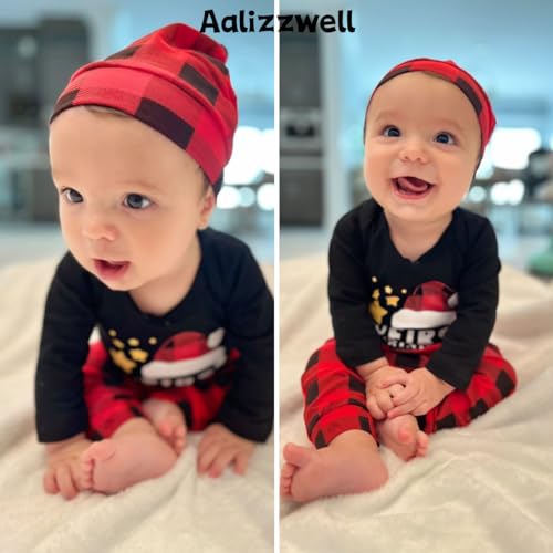Aalizzwell Newborn Infant Baby Boys Christmas Outfit3