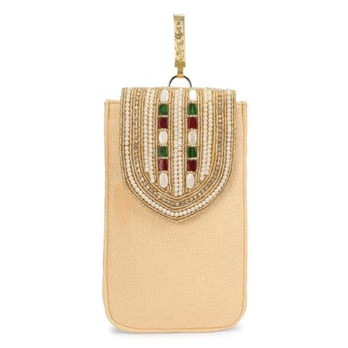 LONGING TO Buy �����p�����X�����O�o�b�O �p�[���ƃX�g�[�����[�N�A���O���\�ȃ`�F�[���X�g���b�v�t���N���X�{�f�B�g�ѓd�b�|�[�`, �S�[���h, 5 Inches X 8 Inches