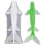 Fischform aus Harz, Fischgießformen, antihaftbeschichtet, Silikonform, zum Backen, Basteln, Backzubehör, hochwertig verarbeitet für Choco