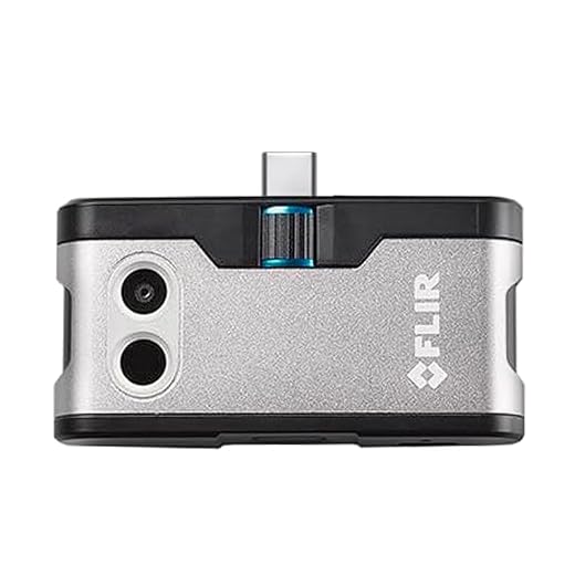 Flir One - Caméra thermique pour smartphones iOS (iPhone 15 et versions ultérieures avec USB-C), super résolution 240x180 (80x60 IR natif)