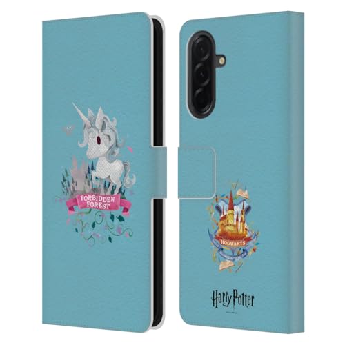 Étui Harry Potter pour Samsung A36 étui portefeuille en cuir licorne parfait au quotidien