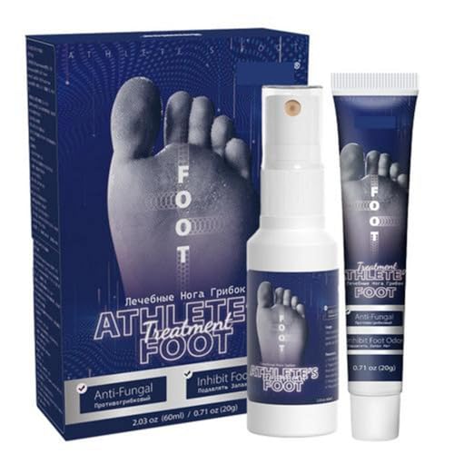 Care Spray De Traitement Du Pied D'athlète 60 ml Et Care Gel De Traitement Du Pied D'athlète 20 g
