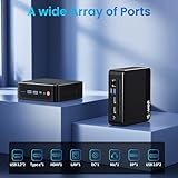 Beelink Mini PC AMD Ryzen 7 5825U Up to 4.5GHz 8C/16T, SER5 PRO Mini Computer with 32GB DDR4 RAM 1TB M.2 SSD, Support 2.5GLAN/4K Triple Screen Display(HDMI+DP+Type-C)/WiFi6/BT5.2/Home/Office - Image 6