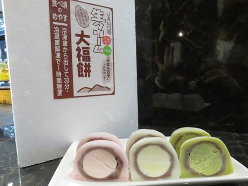 生クリーム 大福餅 6個セット| スイーツ おやつ 大福 餅 もちもち もち米 餡 小豆餡 お菓子 菓子 和菓子 山口 美祢市 美祢 特産品 ご当地 お取り寄せ