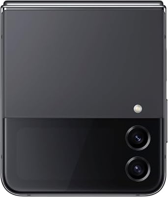 NeweggBusiness - SAMSUNG Galaxy Z Flip 4 Cell Phone, Factory Unlocked Android Smartphone, 256GB, Flex Mode, Hands Free Camera, Compact, Foldable Design, Informative Cover Screen, US Version, Graphite