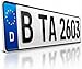 Produktbild TA TradeArea 1 DIN-zertifiziertes Kfz-Kennzeichen in der Standard-Größe 520x110 mm passend für alle Deutschen Fahrzeuge
