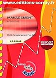  MANAGEMENT. CORRIGE. POCHETTE. UNITE D\'ENSEIGNEMENT 7 DU DCGCAS PRATIQUES DCG UE