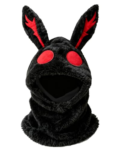 ANPRWZ Mothman Hat Costume Balaclava Themed Cap, Halloween Funny Hats, Adult Ski Mask