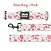 Cow Dog style Dog Collar w/metal buckle, HAND MADE, Custom Engraved Personalized Collar, 1 inch wide, designer collars