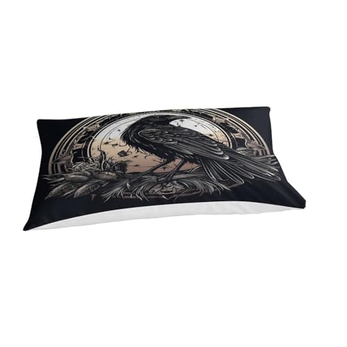 Set de edredón de mitología nórdica 3 piezas con funda de microfibra suave 6