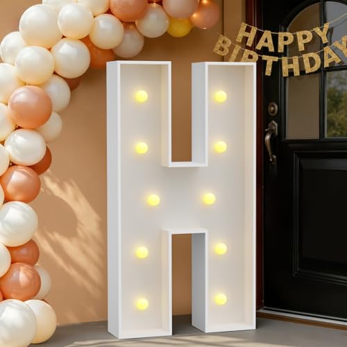 Lettres Mosaic pour chapiteau 1,2 m lumineuses imprsv pour décoration anniversaire et mariage