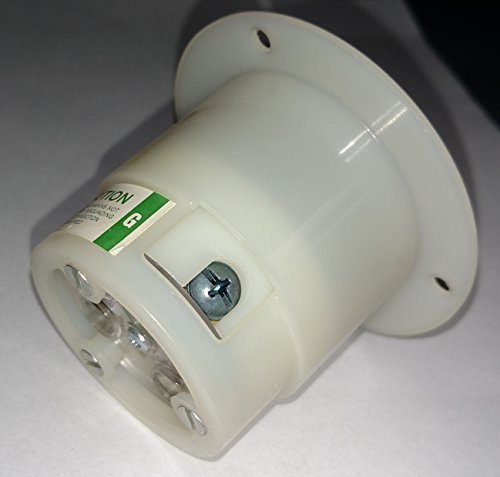 Marinco, 206FI, 20A 250V FLANGED Inlet