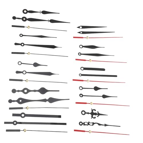 NUOLUX 10 セット属製壁掛け時計針 対応修理キット 小型時針針交換パーツ 家用および壁時計用互換アクセサリー